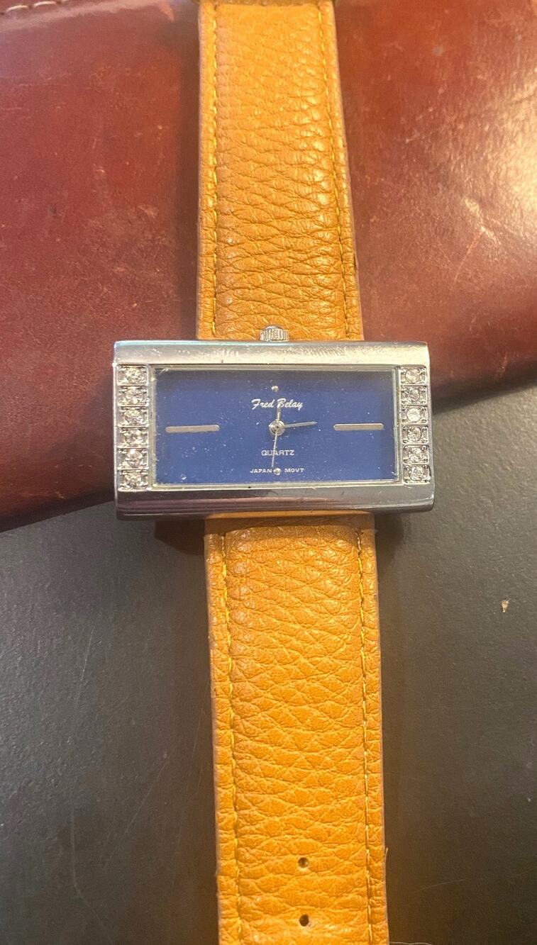 Women's 40mm Silver Tone Fred Belay Watch, Crystal Accents